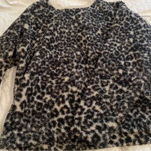 LOFT cheetah leopard crewneck